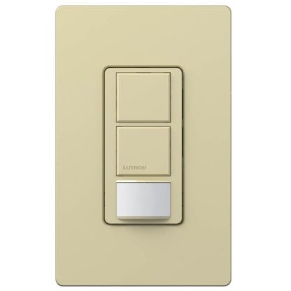 Lutron Lutron MS-OPS6-DDV-IV Maestro 6 Amp Single Pole Dual Circuit Occupancy Sensing Switch, Ivory - color: Ivory