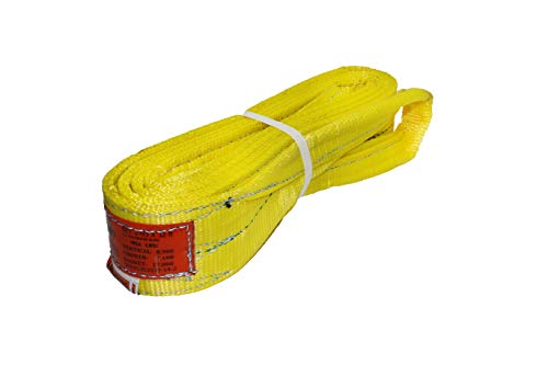 Kennedy Wire Rope & Sling Co. 3" x 16' 2-Ply Twist Eye Polyester Lifting Sling (Various Sizes in Listing) Made in The USA - color: 3" 2-Ply Twist Eye (Type 4), size: 3" x 16'