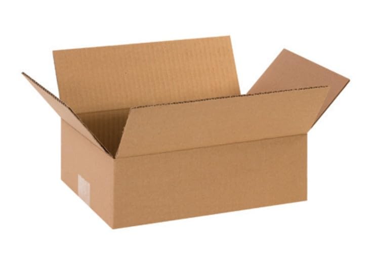 Bundle Of 25 Basic Corrugated Shipping Boxes (12 x 8 x 4") - size: 12 x 8 x 4"