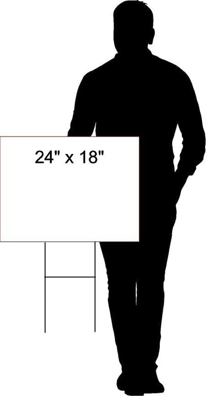 Wet Floor Hazard Warning 1 Double Sided 18x24 in. Yard Road Sign w/Stand - size: 1- Double Sided