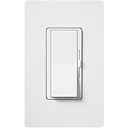 Lutron DV-10P-WH 1000-Watt Diva Single-Pole Dimmer White - color: White