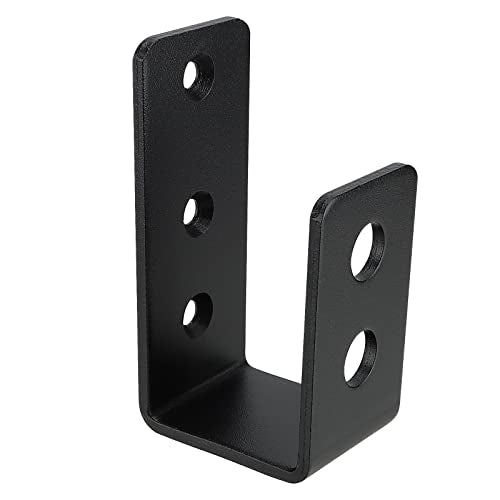 8 Pack Door Barricade Brackets, Open Bar Holder U Bracket with Screws and Anchors, Heavy Duty Security Holder Bracket Stopper Tool Hanger for Barn, Shed, Garage Doors, Fits 2x4 Boards