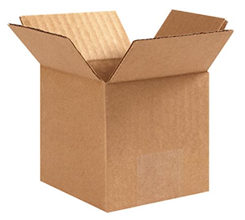 Secure Seal - 50 Pack of 4x4x4 Corrugated Cardboard Packing Shipping Mailing Moving Carton Boxes - color: 50 Pack, size: 4x4x4