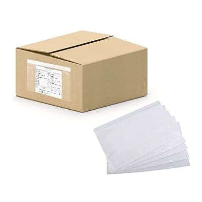 7.5'' X 5.5'' Packing Slip Envelope Pouches, 2000Pcs Shipping Label Sleeves, Top Loading Packing List Mailing Envelopes, Clear Shipping Sleeves for Labels - size: 7.5" X 5.5" - 2000 Pcs