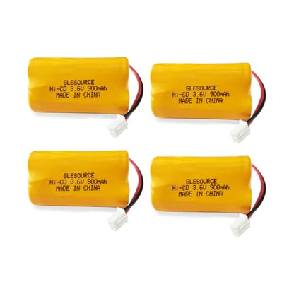 3.6V 900mAh Ni-Cd Exit Sign Emergency Light Battery, Replacement for Exitronix 10010037, Max Power B2-0031 MH468886, Unitech LEDR-1 6200RP, Dantona CUSTOM-318 OSA230, Lowes 253799(4 Pack) - color: 4 PCS 3.6V 900mAh