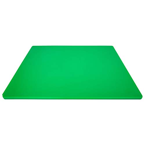 Thirteen Chefs Extra Large 24 x 18 Black Cutting Board - 1/2" Thick HDPE Plastic for Restaurants and Professional Kitchens - color: ['White'], size: 24"L x 18"W