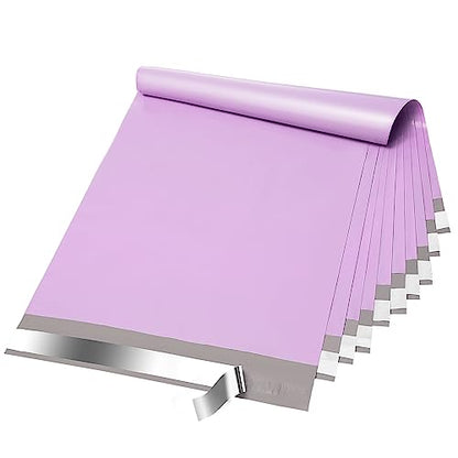Fuxury Poly Mailers 12x15.5" 50Pcs,Shipping Bags For Clothing,Light Purple - color: Light Purple, size: 12x15.5" 50pcs