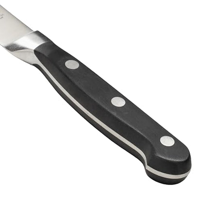 Winco 5" Black Stainless Steel Tomato Knife