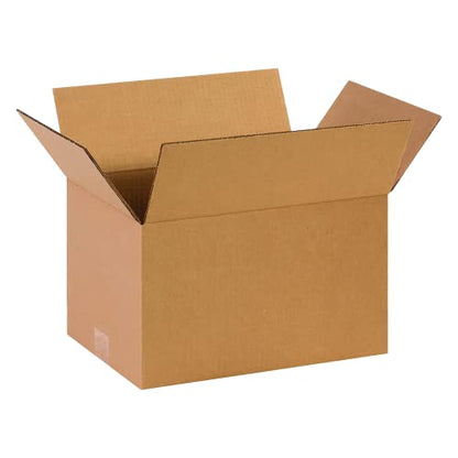 BOX USA Boxes Holds 65lbs, 14x10x8 25-Pk for Moving, Shipping & Packing
