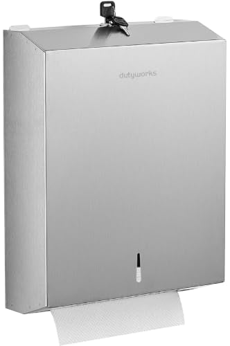 Commercial Paper Towel Dispenser Wall Mount, 304 Stainless Steel - size: 400 C-Fold/525 Multi-Fold