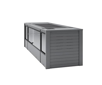 New Age Pet® ECOFLEX® 72" Mojave Reptile Enclosure, Jumbo, Grey - color: Grey, size: Jumbo