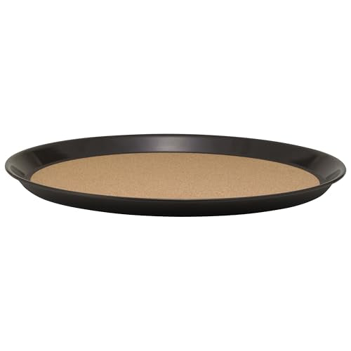 Winco Cork Tray, 14-Inch, Black, Brown - size: 14"