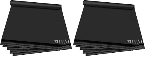 KKBESTPACK BLACK 19x24 50 PCS Large Poly Mailers Shipping Bags for Small Business – Self Sealing Package Envelopes (Pack of 2) - color: Black, size: 19" x 24" 50pcs (Pack of 2)
