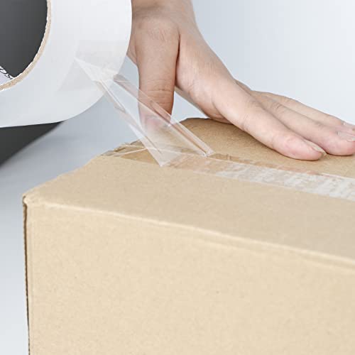 COSIMIXO Heavy Duty Packing Tape 2.7mil x 1.88" x 60 Yards, 6 Rolls,Industrial 3" Core, Clear, Great for Packing, Shipping & Moving - size: 2.7Mil x 1.88" x 60Yds 6-Pack