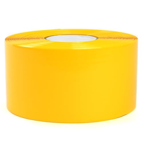 Lean Industrial Floor Marking Tape (Yellow, 4in x 100ft) - color: Yellow, size: 4" x 100'