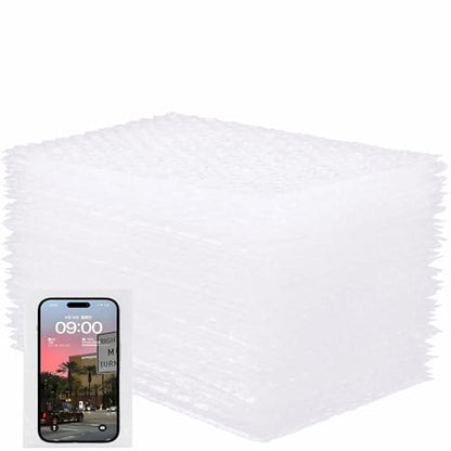 25PCS 6x10" Clear Bubble Pouches Wrap,Double Wall Cushioned Wrap,Shockproof - size: 6X10''-25PCS