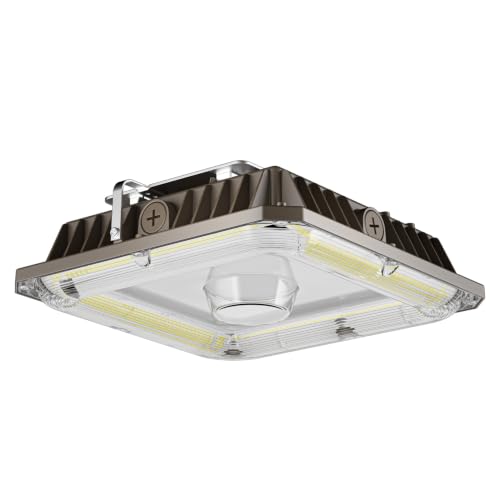 LED Canopy Lights, 100W, 14000LM, 5000K, 0-10V Dimmable - size: 100W 1Pack
