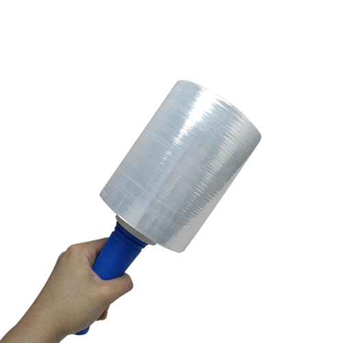 Stretch Wrap 5.11"×1000' Plastic Wrap Roll for Moving Shipping Wrap - size: 1ROLL