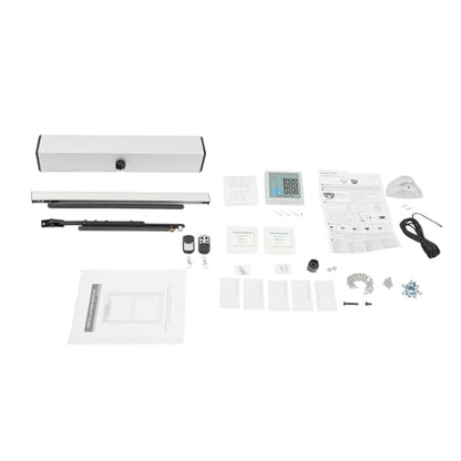 Handicap Door Opener for Disabled People, Automatic Swing Door Opener Kit, 100-240V Door Opener and Closer, 65W Low Energy Swing Gate Operator with Remote Control and Push Buttons