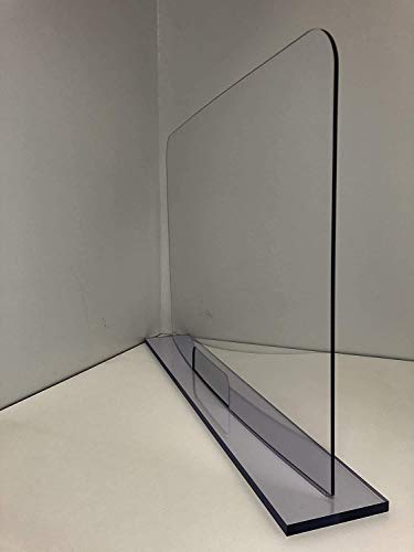 Elegant & Professional Sneeze Guard Shield, Most Effective, Grocery Checkout Counter, Various Sizes (36 inches Wide X 20 inches Tall) - size: 36 inches wide X 20 inches tall