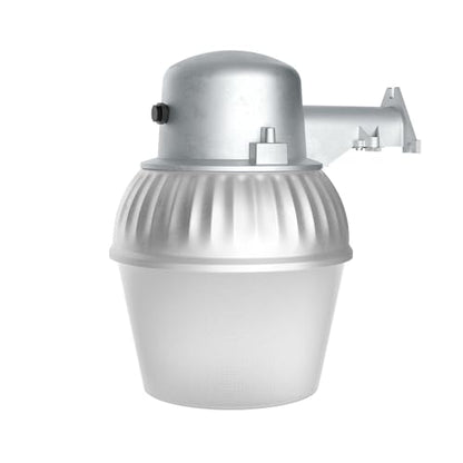 Lithonia Lighting LED Outdoor Flood Light Fixture, Exterior Dusk to Dawn Security Light with Photocell Sensor, Pole or Wall Mount, 3500 Lumens, 5000K Daylight, Gray (OALS10) - size: 3500 Lumens, style: 4000K Cool White Light