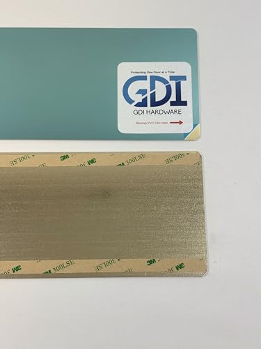 Protection Plates/Push Plates (Polished Brass, 4 x 8) - color: Polished Brass, size: 4 x 8