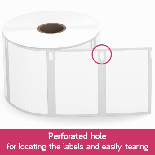 12 Rolls, 12000 Barcodes Labels Replacement for DYMO 30334 1-1/4" x 2-1/4" - size: 2-1/4" x 1-1/4" | 30334-12 Rolls