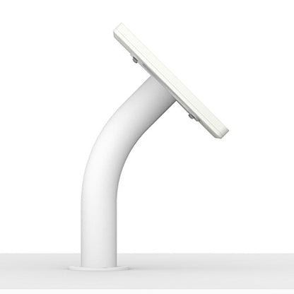 VidaMount White Enclosure and Fixed Neck Wall/Table Surface Mount [Bundle] Compatible with iPad mini 4 & 5 - color: White, size: iPad Mini 4 & 5