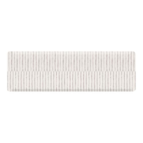 House of Noa Nama Standing Mat – Anti-Fatigue Kitchen Mats for Floor, Cushioned & Non-Slip Kitchen Comfort Mat for Standing, Thick Foam Anti-Fatigue Mat for Kitchen & Workspaces, Reese Bark 22" x 72" - color: Bark, size: 72"L x 22"W x 0.8"Th