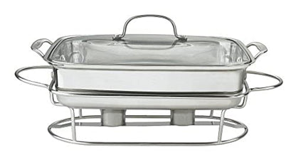 Cuisinart Classic Entertaining Collection 12-Inch, 5-Quart Stainless Rectangular Buffet Server, 7BSRT-31 - size: 5 Quarts