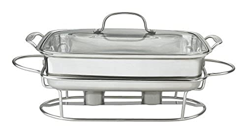 Cuisinart Classic Entertaining Collection 12-Inch, 5-Quart Stainless Rectangular Buffet Server, 7BSRT-31 - size: 5 Quarts
