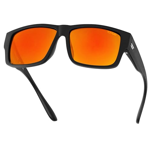 TOROE VALLEY Polarized z87+ Men Sunglasses - color: Black
