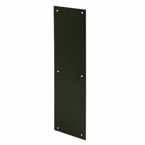 Prime-Line J 4686 Door Push Plate, 4 In. x 16 In., Bronze (Single Pack) - color: Bronze