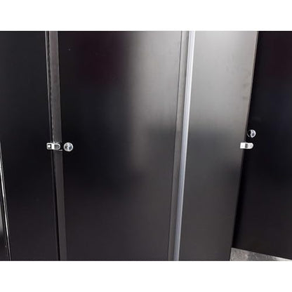 Privacy Seal, Square Edge, Covers 3 Stall Doors (12-Pack), Restroom Stall Door Gap Cover, Easy Install Bathroom Privacy Trim