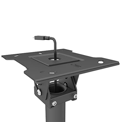 Kanto CM600SG Stainless Steel Outdoor Ceiling TV Mount for Most 37" - 70" TVs - Supports TVs up to 110lbs - Can Extend up to 66.3” in 2" increments - 360˚ Rotation - Max VESA 600x400 - style: Outdoor - For 37" to 70" TVs - Black