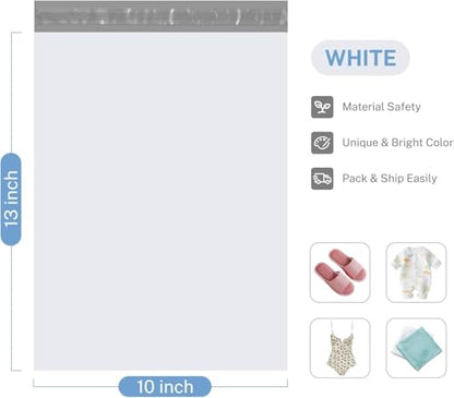 Metronic Poly Mailers 10x13 2000PC Shipping Bags Bulk for Small Business - color: White, size: 10x13 2000PC
