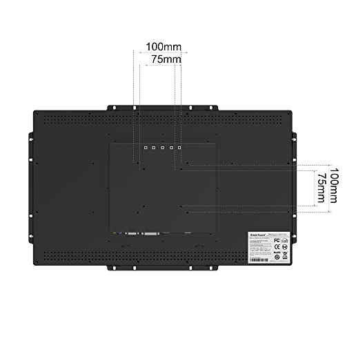 GreenTouch 21.5 inch 10 Points Touch Front IK08/IP65 Open Frame Touch Monitor Desktop or Wall Mountable Multi Point Touch 1920x1080 - size: 21.5 in