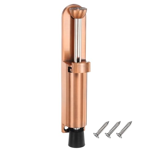 M METERXITY Kickdown Door Stop w/Rubber Tip and Screws 1.77" Red Bronze - color: Red Bronze, size: 1.77"