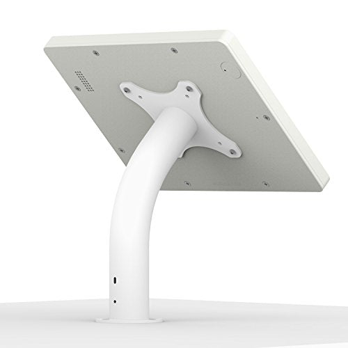 VidaMount White Enclosure and Fixed Neck Wall/Table Surface Mount [Bundle] Compatible with iPad 2/3/4 - color: White, size: iPad 2/3/4