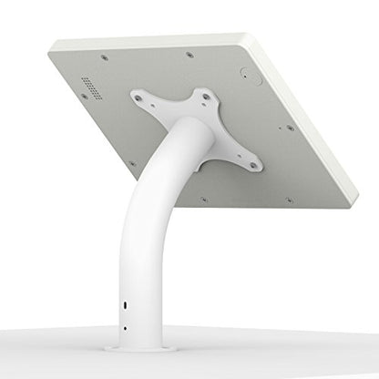 VidaMount White Enclosure and Fixed Neck Wall/Table Surface Mount [Bundle] Compatible with iPad 2/3/4 - color: White, size: iPad 2/3/4
