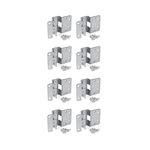 Outwater Industries: 2-3/4in Five Knuckle Hinge in Matte Chrome | for 3/4in Door | 8 Pack - size: 8 Pack