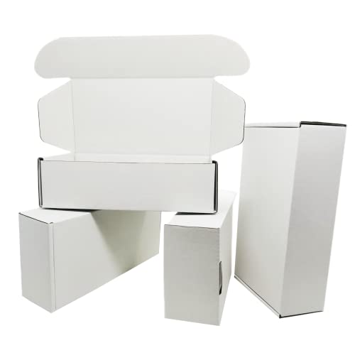 5x3x1 inch Small White Mailers Boxes Set of 10 - size: 5x3x1 inch