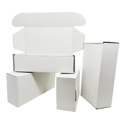 5x3x1 inch Small White Mailers Boxes Set of 10 - size: 5x3x1 inch