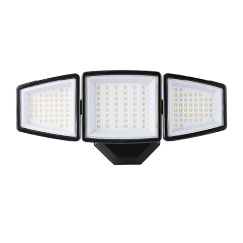 Sylvania 15W Security LED Light, Hardwired, 2000 LMS, Wet Rated, 5000K, Daylight - 1 Pack (66477) - color: Black, style: 15W Standard
