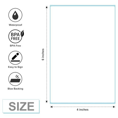 LLIKED 500 Thermal Shipping Labels 4"x6", Perforated, Commercial Grade - size: 500 Labels