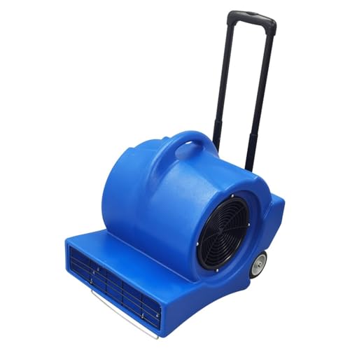 110V Air Mover, 3 Speed Floor Dryer, 900W Blue Cold Floor Blower Wet Carpet Dryer for Janitorial Home Commercial Use