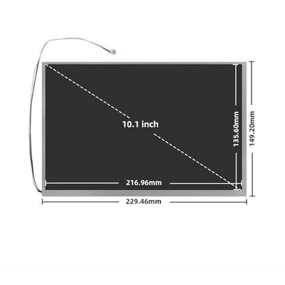 10.1 Inch 1200 Nits Sunlight Readable Touchscreen Monitor, 1280×800 IPS Capacitive Touch Display with HDMI Controller Board for Raspberry Pi 3/4, Outdoor Kiosk, EV Charger, Industrial HMI