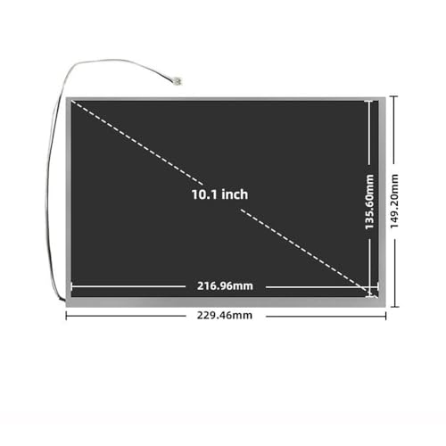 10.1 Inch 1200 Nits Sunlight Readable Touchscreen Monitor, 1280×800 IPS Capacitive Touch Display with HDMI Controller Board for Raspberry Pi 3/4, Outdoor Kiosk, EV Charger, Industrial HMI