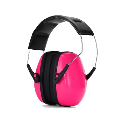 Hearing Protection Ear Muffs for Noise Reduction - color: Pink