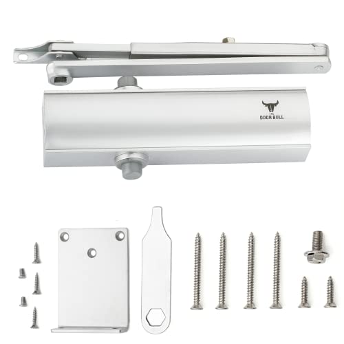 The Door Bull Commercial/Residential Grade Door Closer - size: 2000 Series, style: Silver